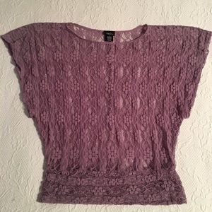 Rue21 beautiful lace top!